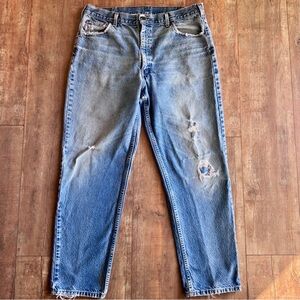 Vintage 90’s Carhartt Distressed Straight Relaxed Leg  Men's Jeans Size 40